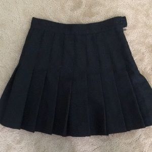 American Apparel black tennis skirt